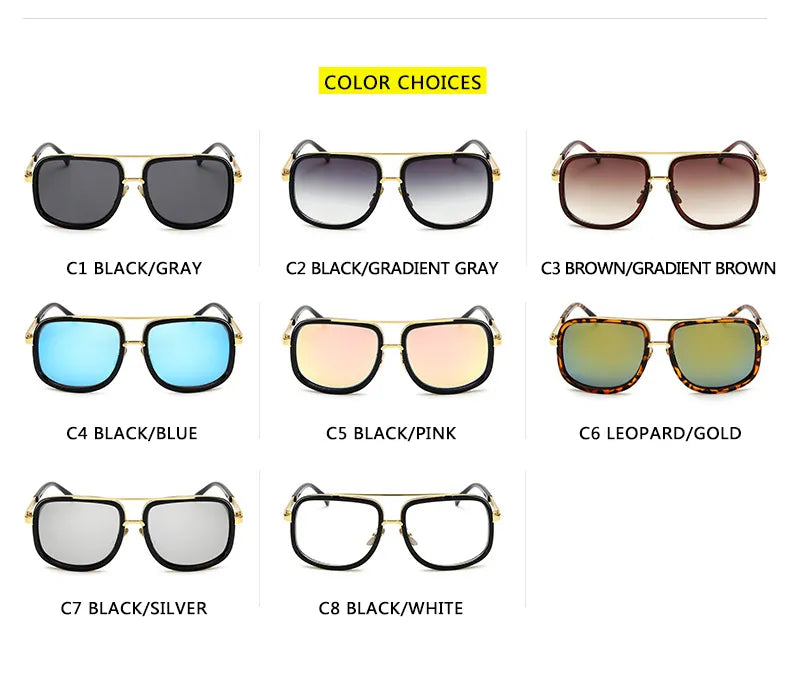 Square Frame Men Sunglasses - Shop with Ameera