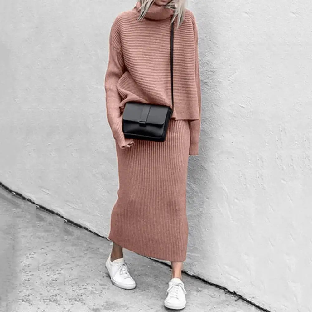 Turtleneck & Skirt - Shop with Ameera