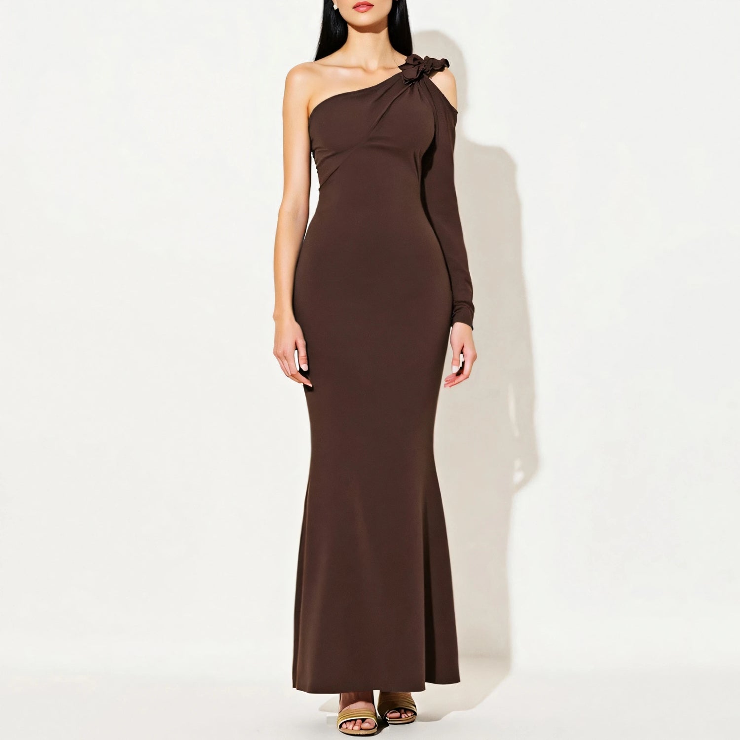 Brown Dress - Shop with Ameera