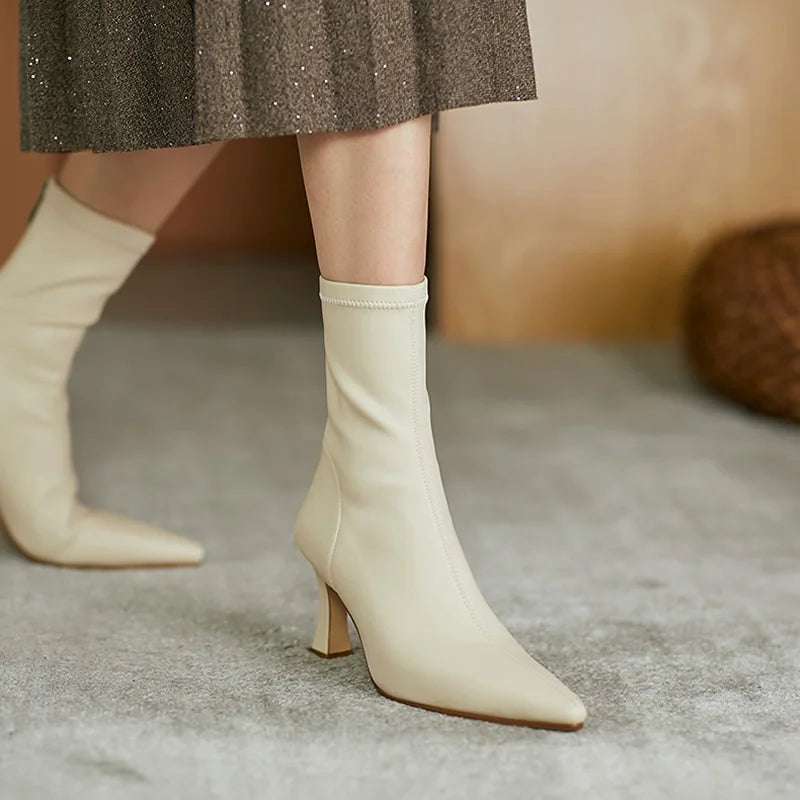 Soft Leather Boots - Shop with Ameera