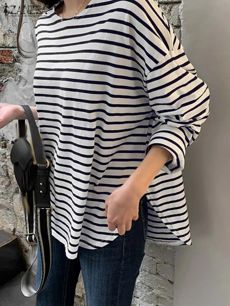 Striped Blouse - Shop with Ameera