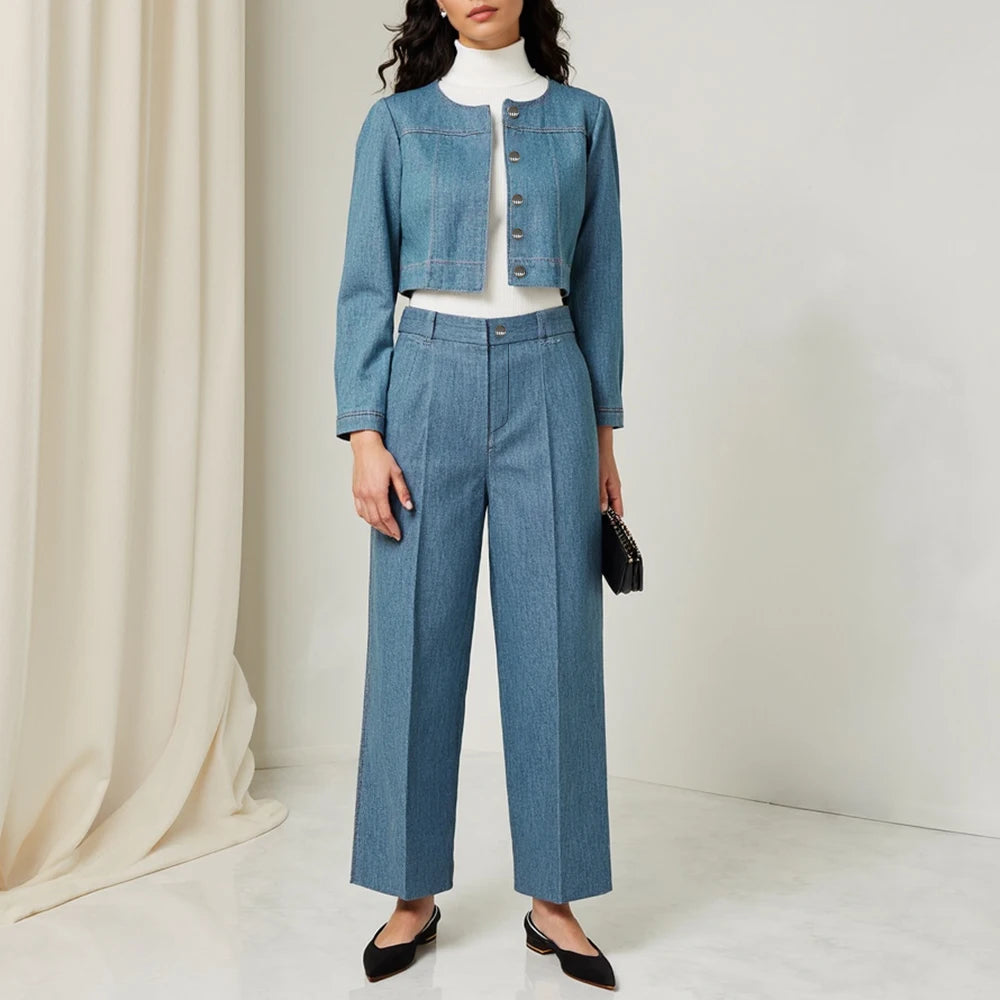 Blue Pant and Top - Shop with Ameera