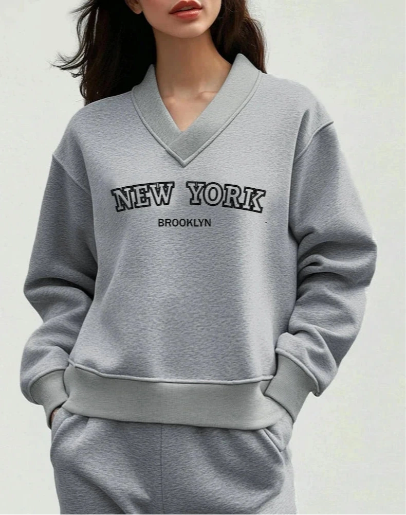 Grey Sweatshirt - Shop with Ameera