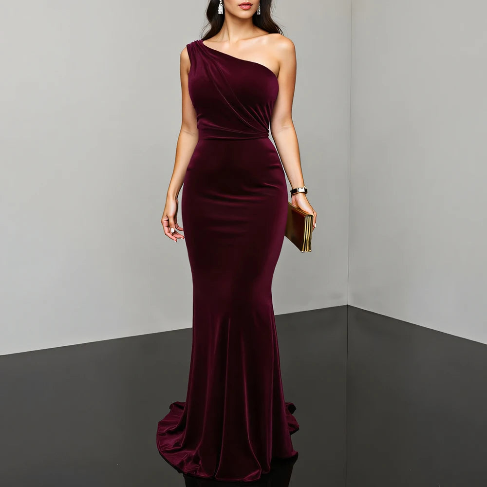 One Shoulder Dress - Shop with Ameera