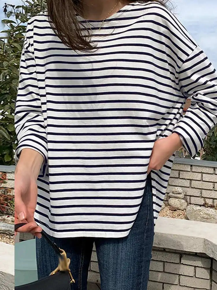 Striped Blouse - Shop with Ameera