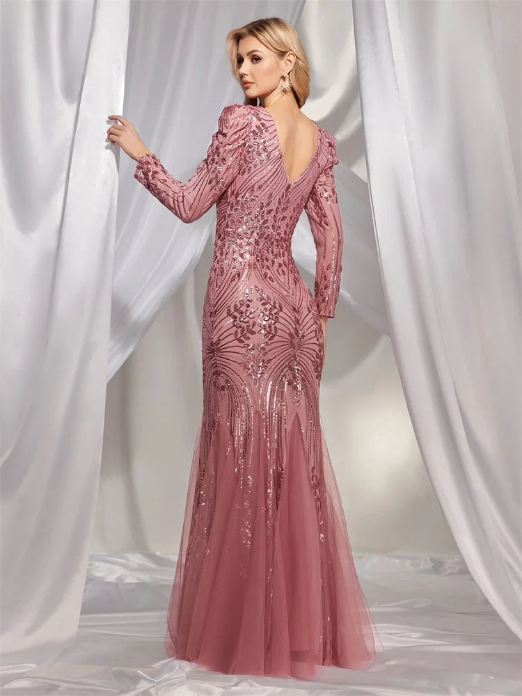 ELegant Pink Dress - Shop with Ameera