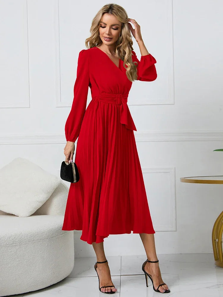 Pleated Dress - Shop with Ameera