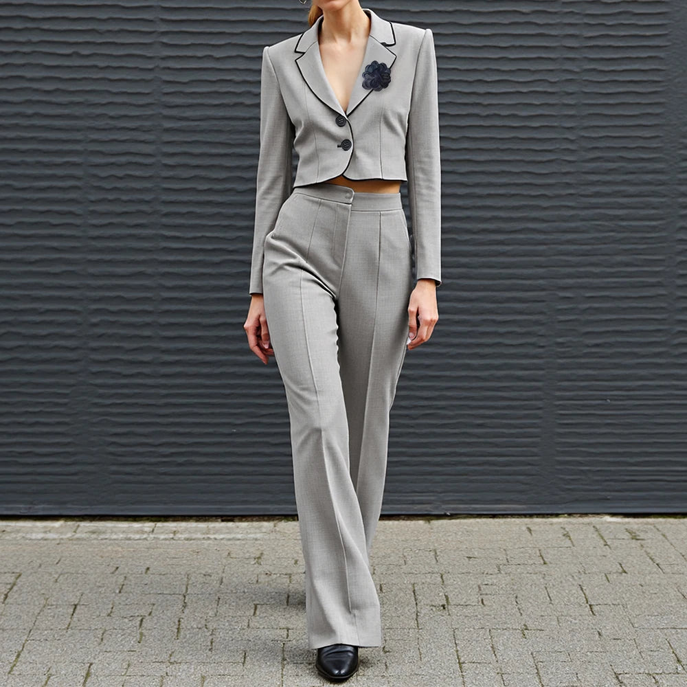 Grey Business Suit - Shop with Ameera