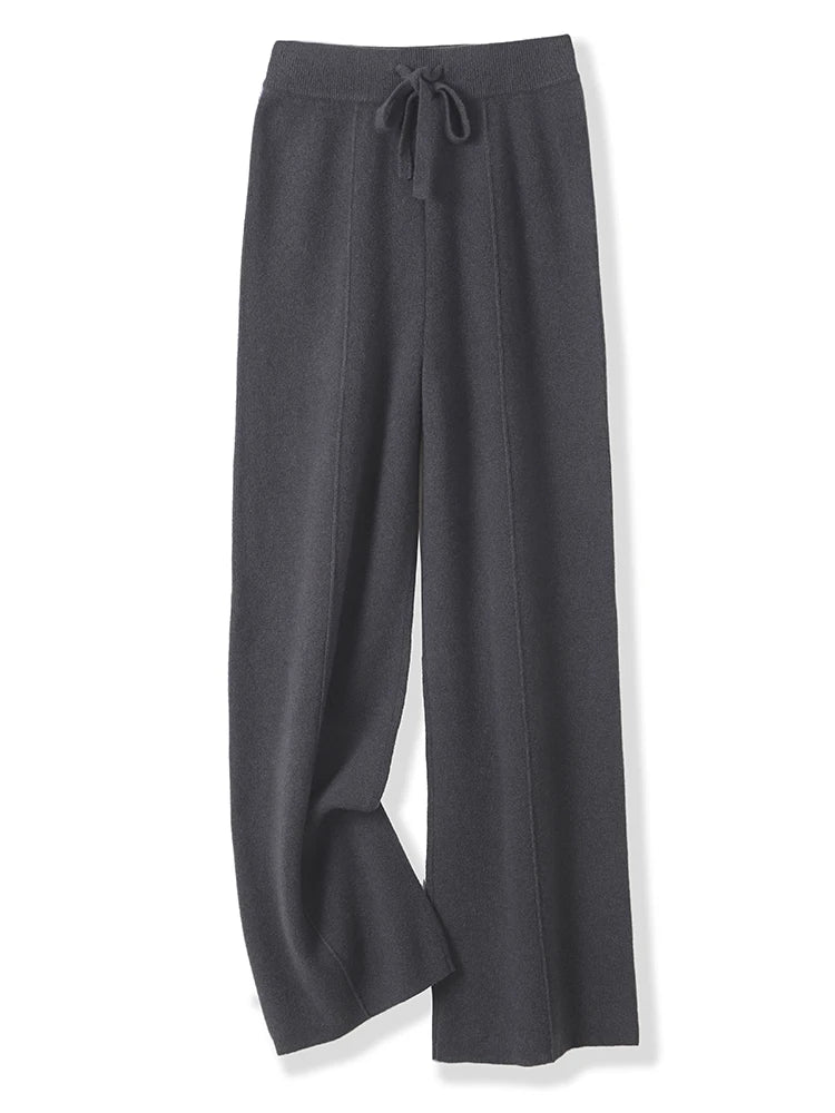 Merino Wool Trousers - Shop with Ameera