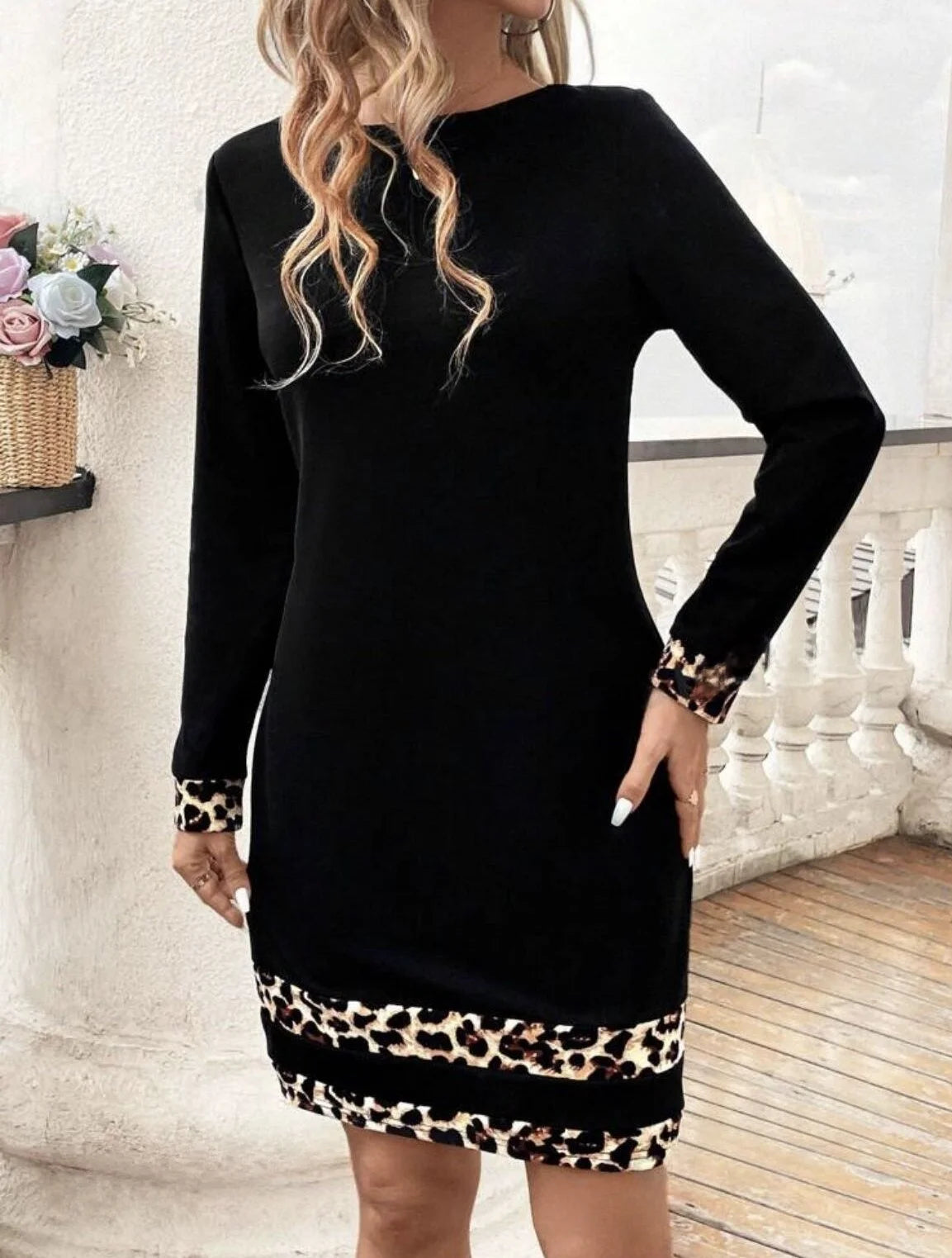 Leopard Print Dress - Shop with Ameera