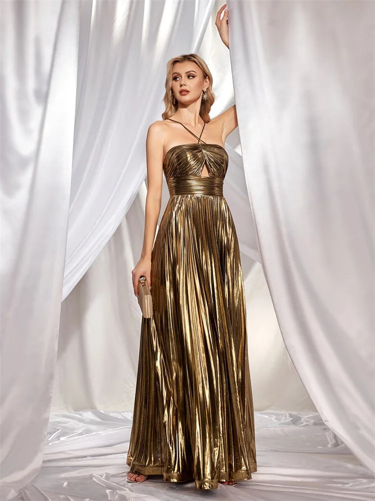 Gold Dress - Shop with Ameera