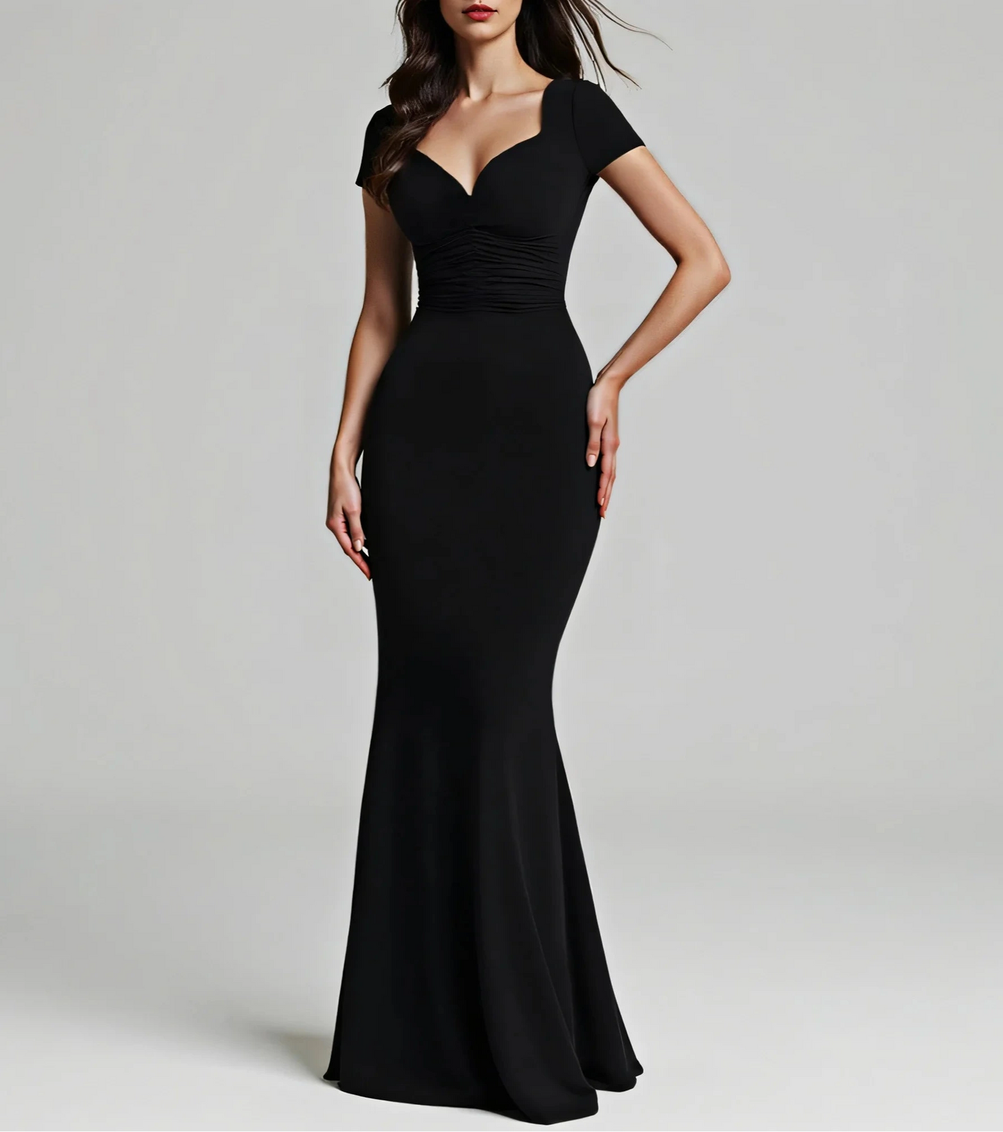 Sweetheart Neck Dress - Shop with Ameera