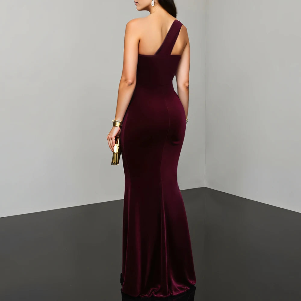 One Shoulder Dress - Shop with Ameera