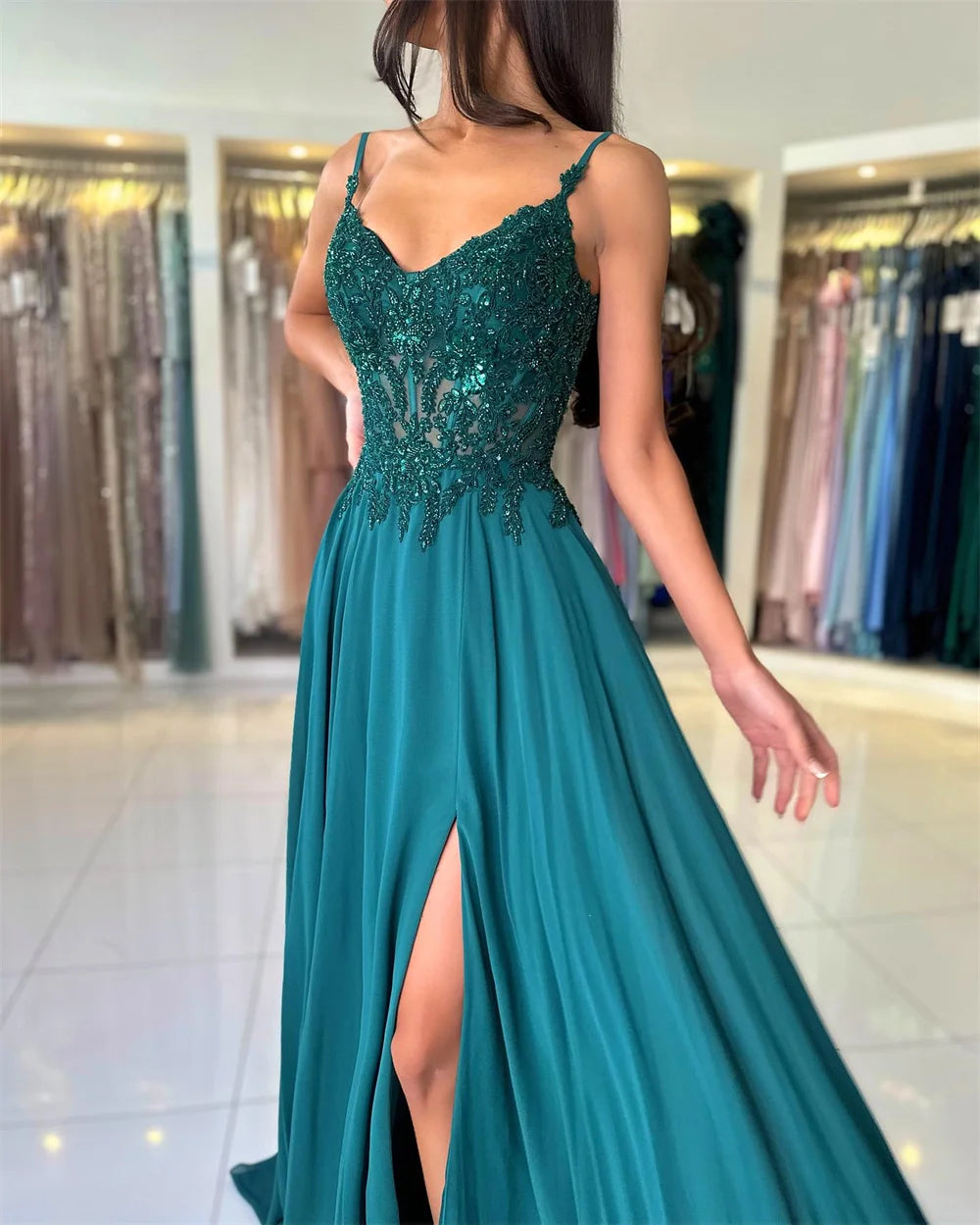 Spaghetti Strap Dress - Shop with Ameera