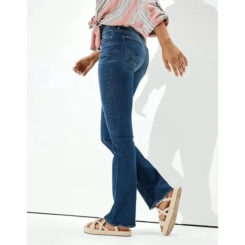 Blue Straight Jeans - Shop with Ameera
