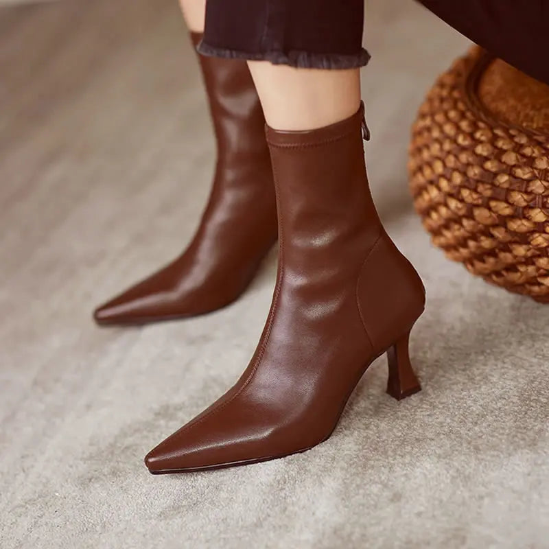 Soft Leather Boots - Shop with Ameera