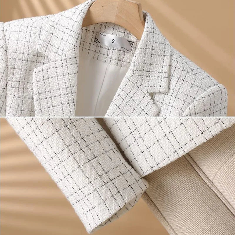 Checkered Blazer - Shop with Ameera