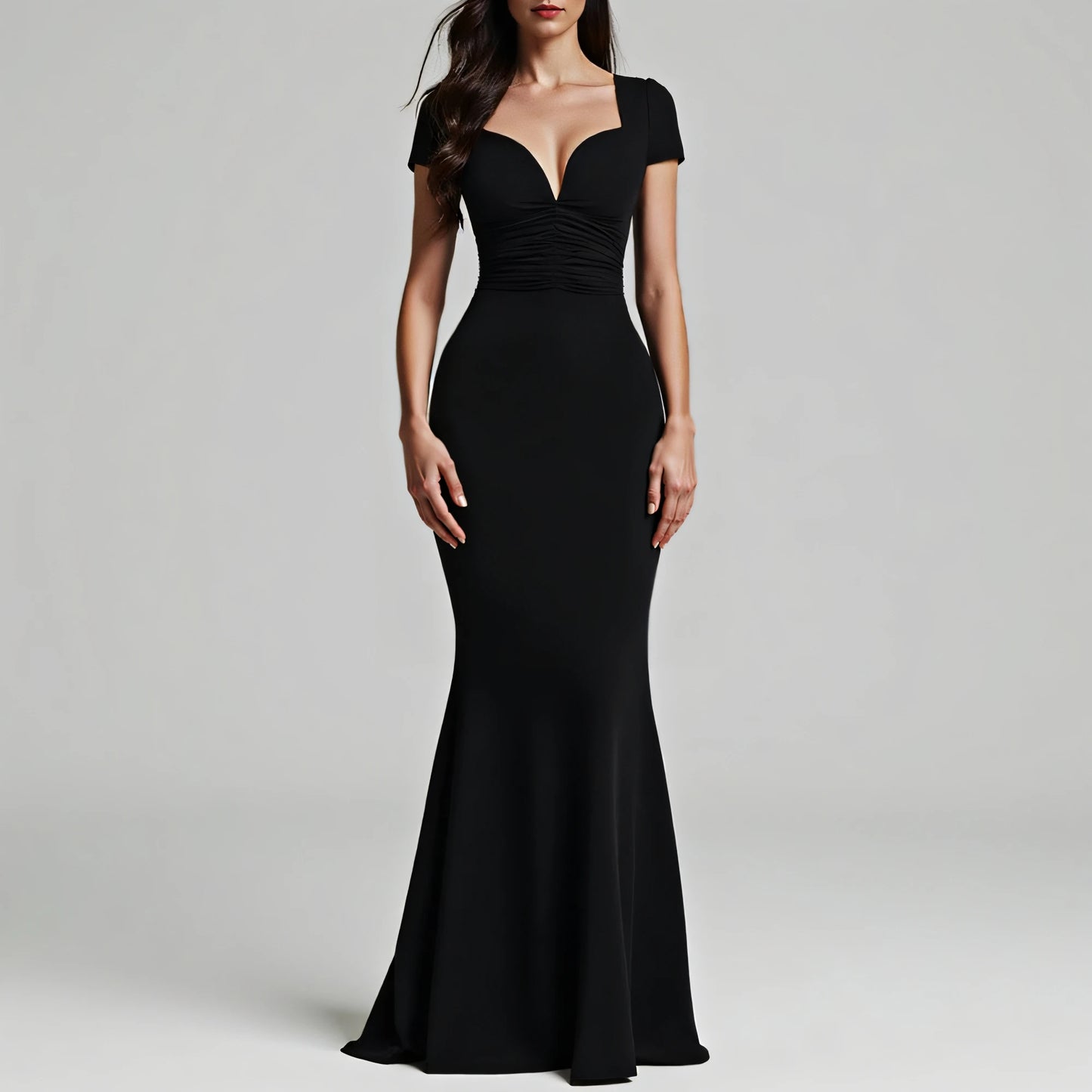 Sweetheart Neck Dress - Shop with Ameera