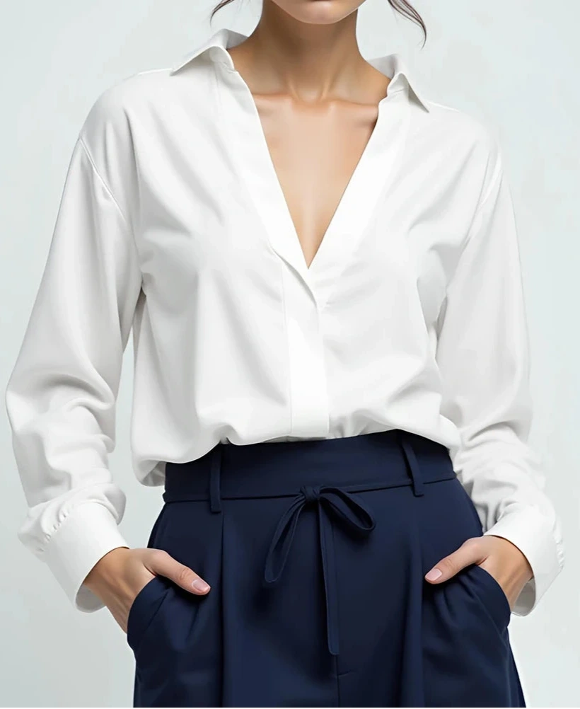 White Blouse - Shop with Ameera