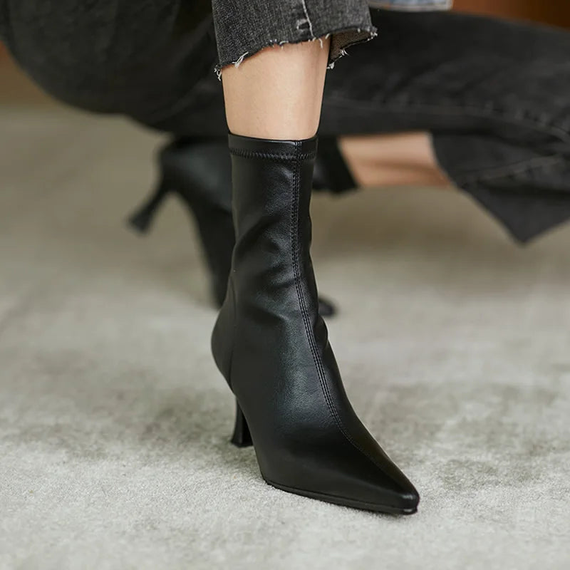 Soft Leather Boots - Shop with Ameera