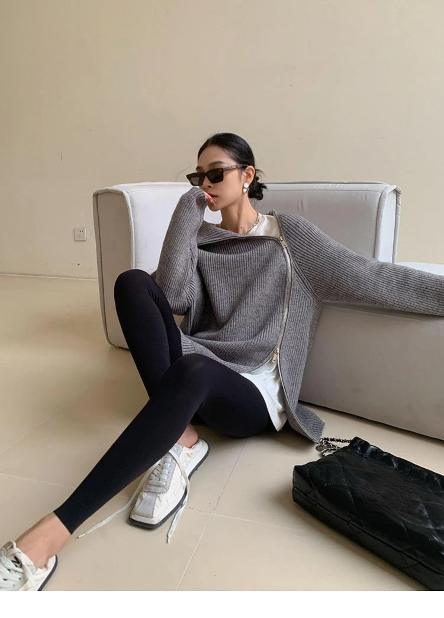 Oversize Zip Sweaters - Shop with Ameera