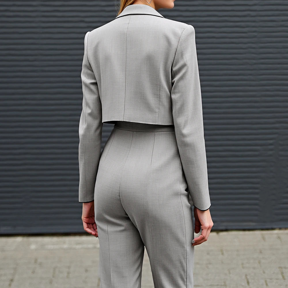 Grey Business Suit - Shop with Ameera