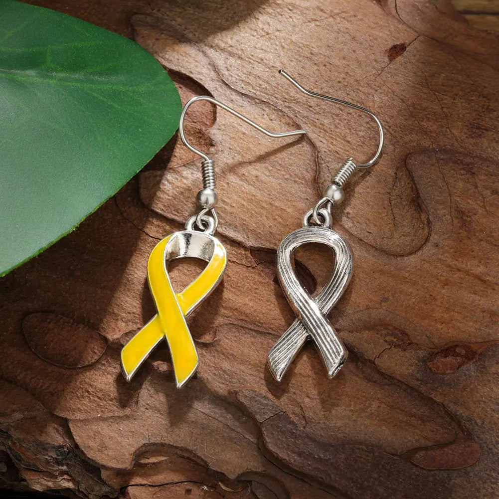 Cancer Awareness Earrings - Shop with Ameera