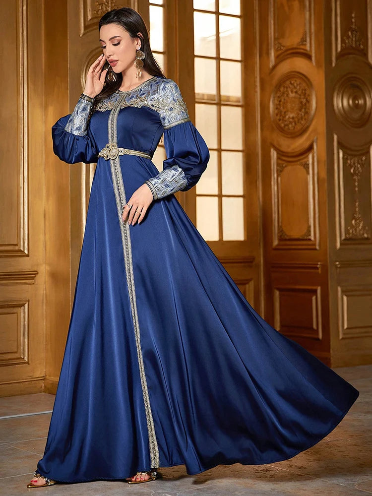 Blue Abaya - Shop with Ameera