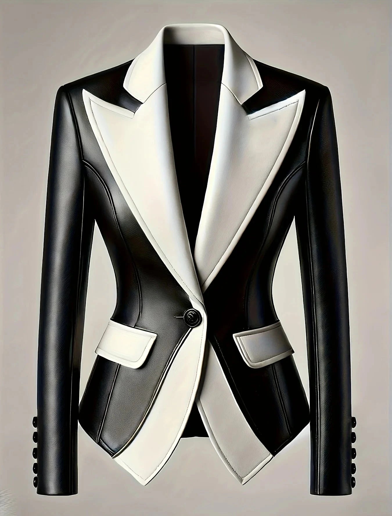 Leather Blazer - Shop with Ameera