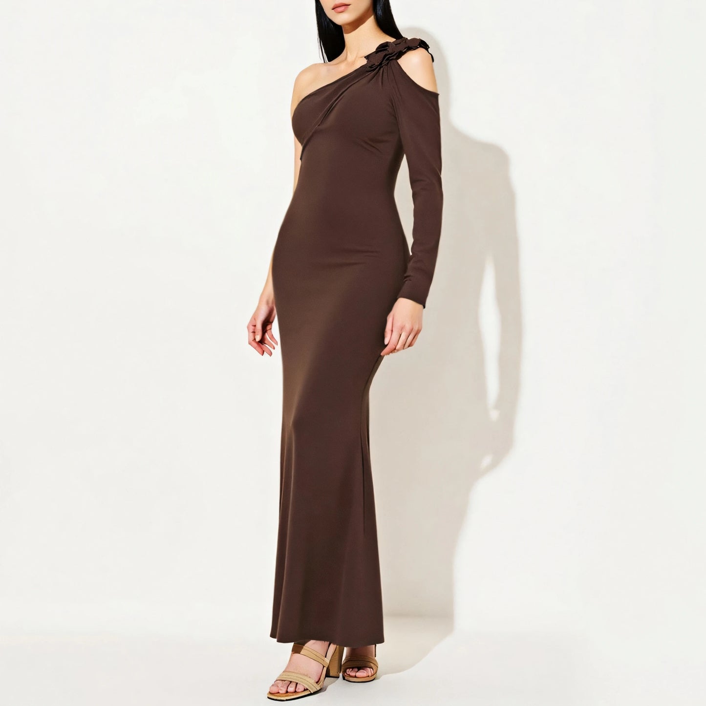Brown Dress - Shop with Ameera