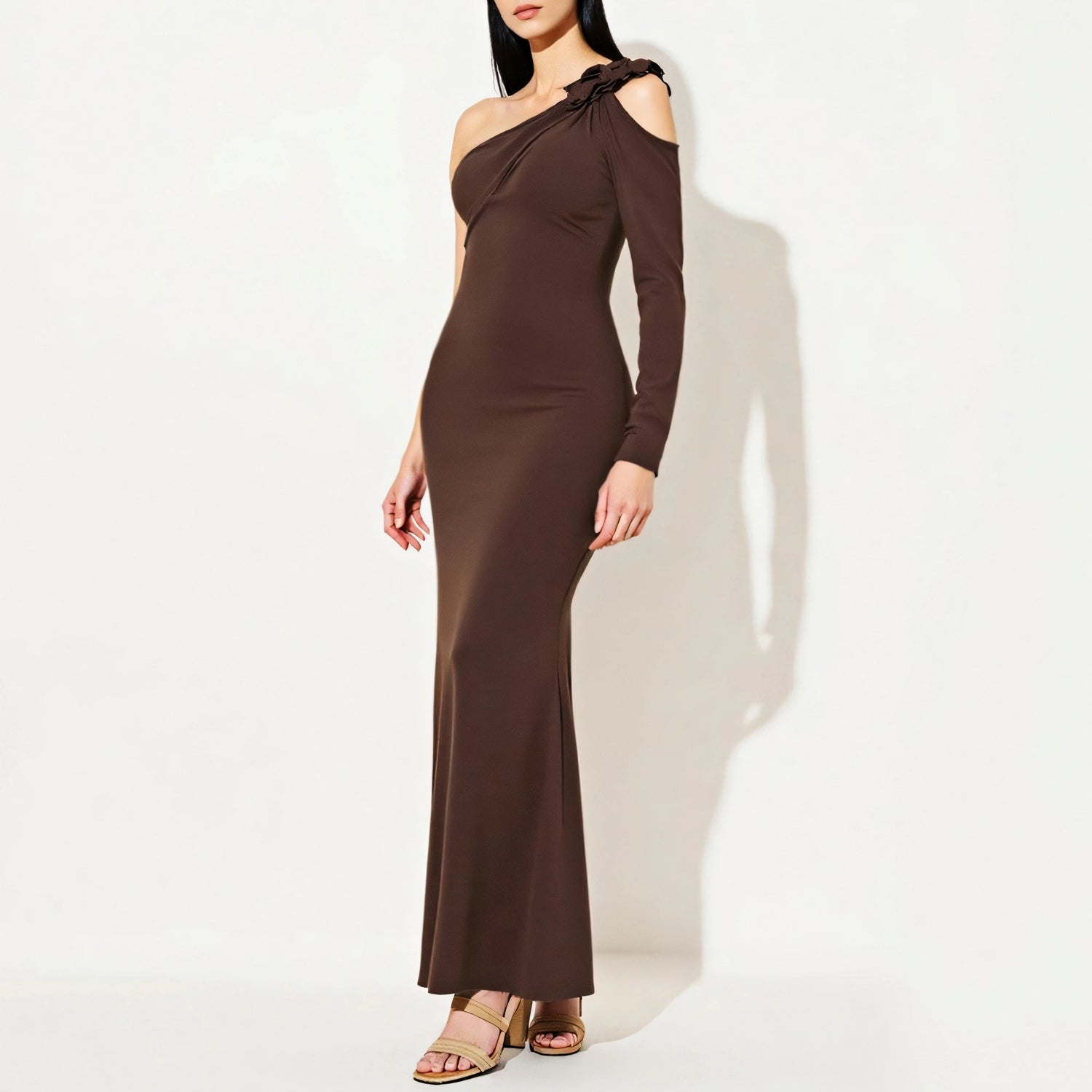 Brown Dress - Shop with Ameera