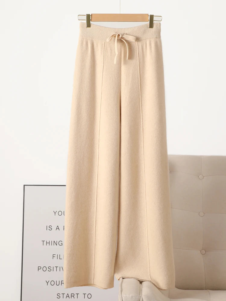 Merino Wool Trousers - Shop with Ameera
