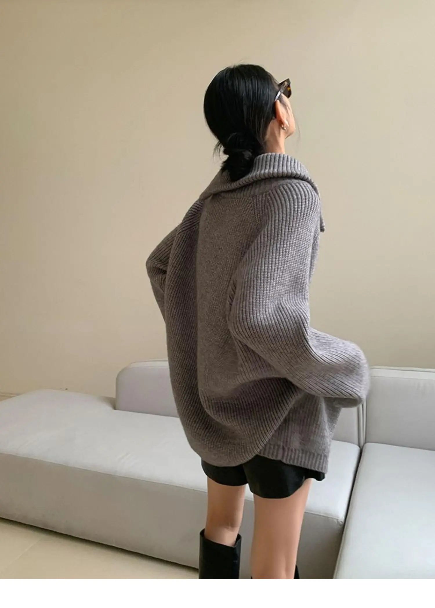 Oversize Zip Sweaters - Shop with Ameera