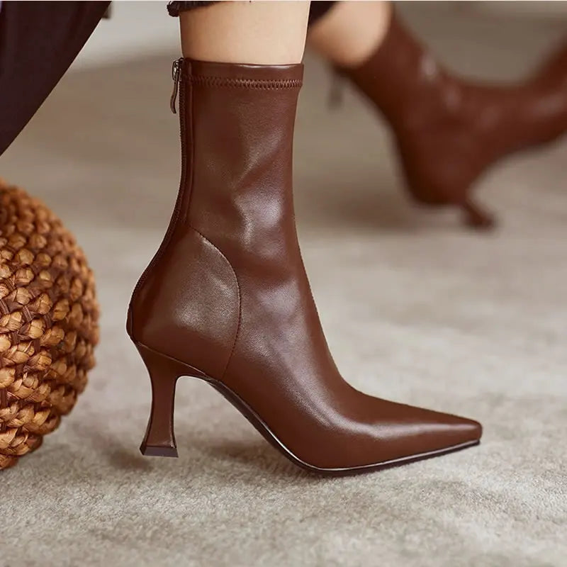 Soft Leather Boots - Shop with Ameera