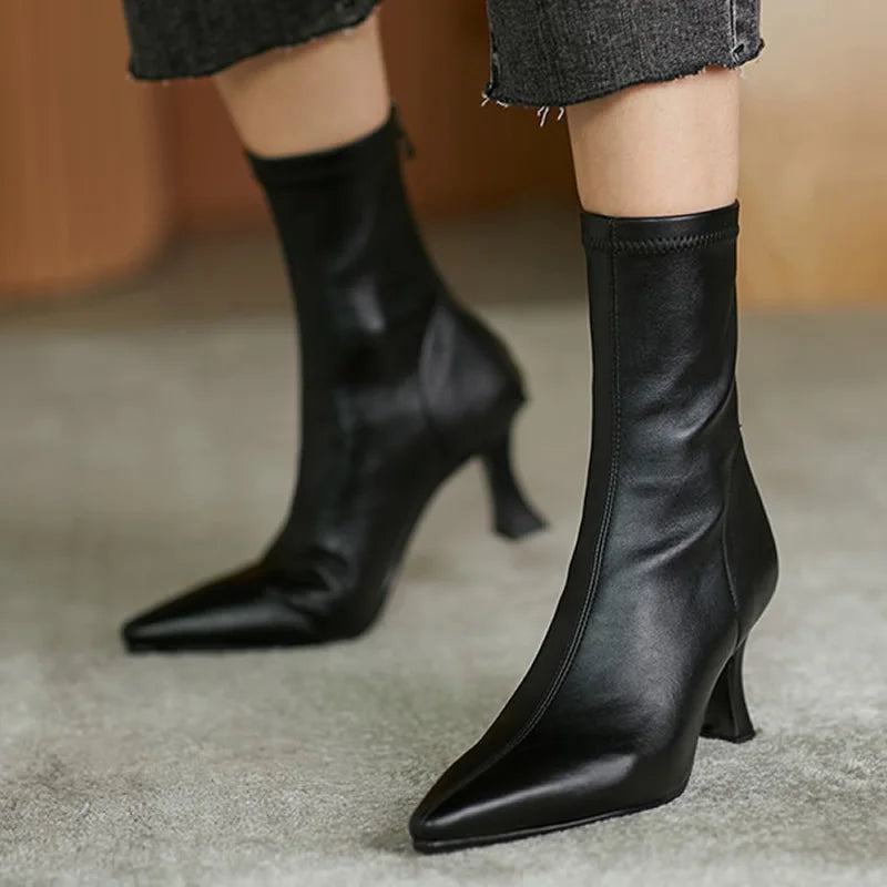Soft Leather Boots - Shop with Ameera
