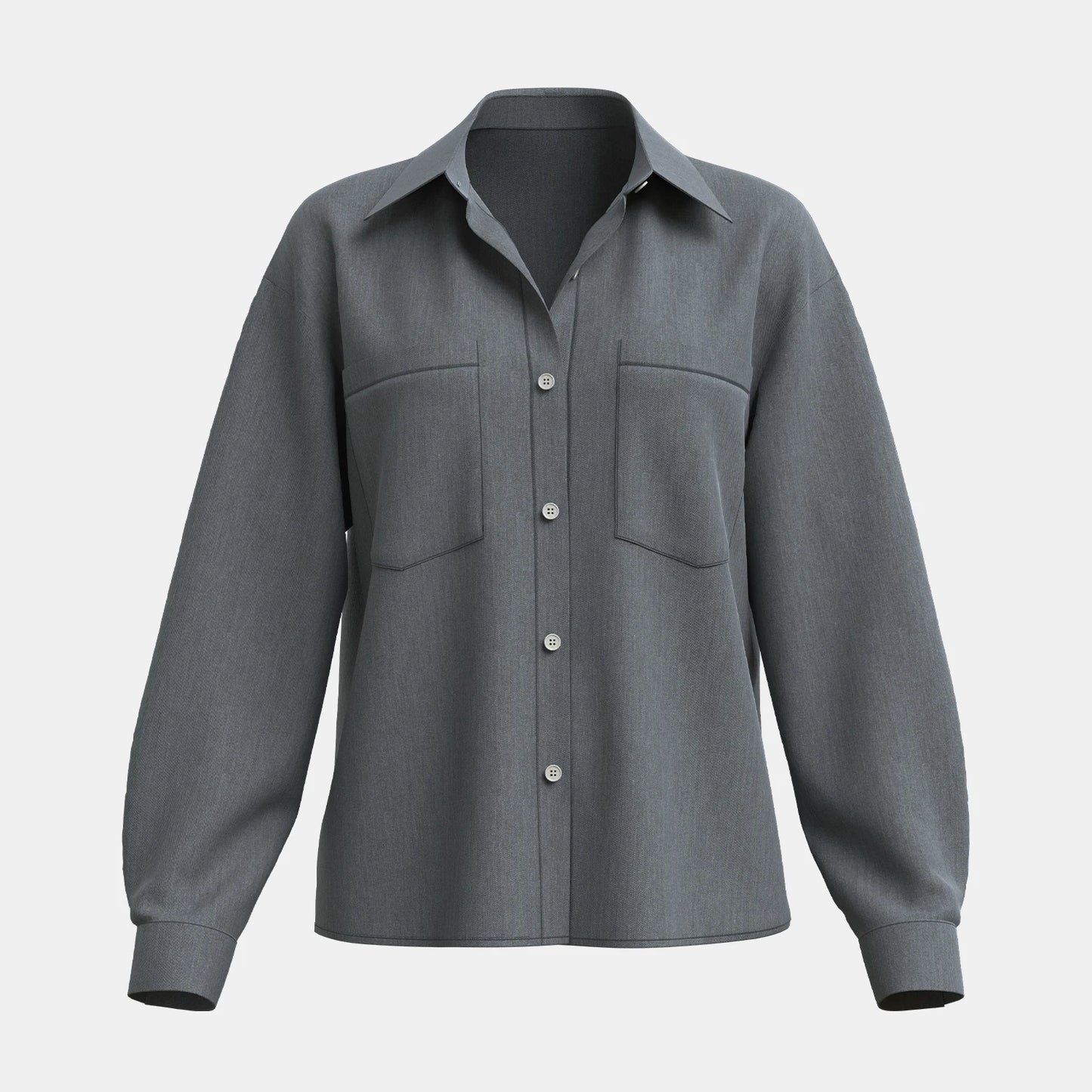 Grey Dress Shirt - Shop with Ameera