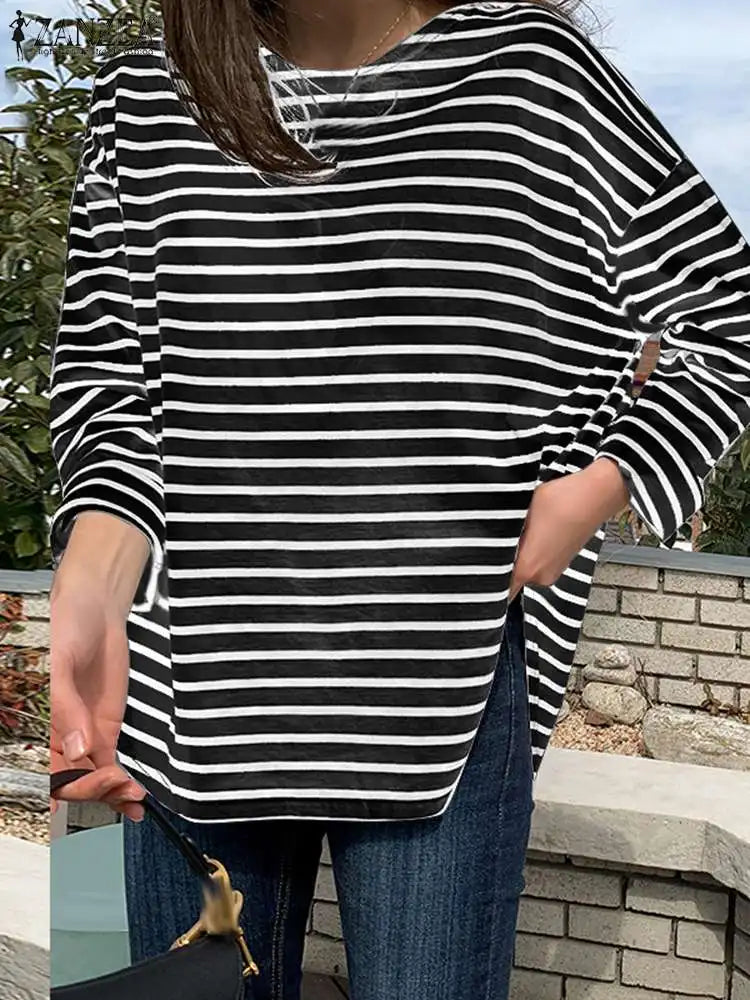 Striped Blouse - Shop with Ameera