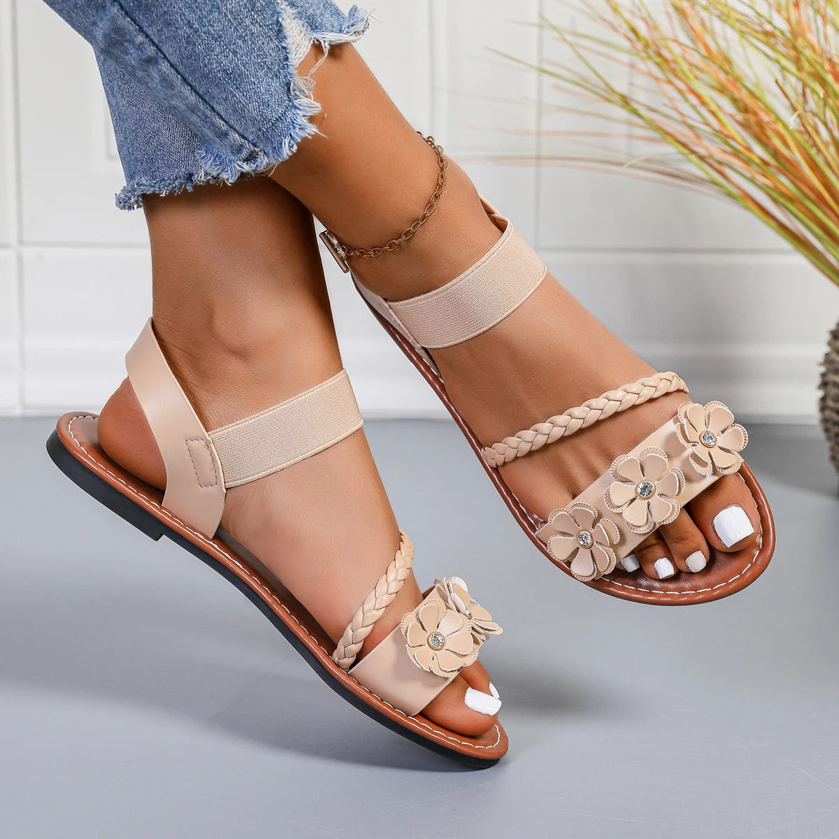 Flat Sandals - Shop with Ameera