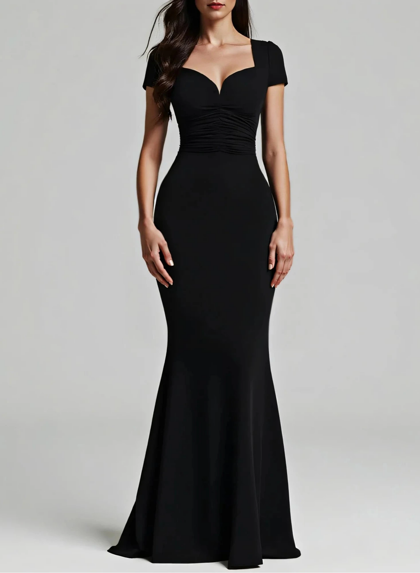 Sweetheart Neck Dress - Shop with Ameera