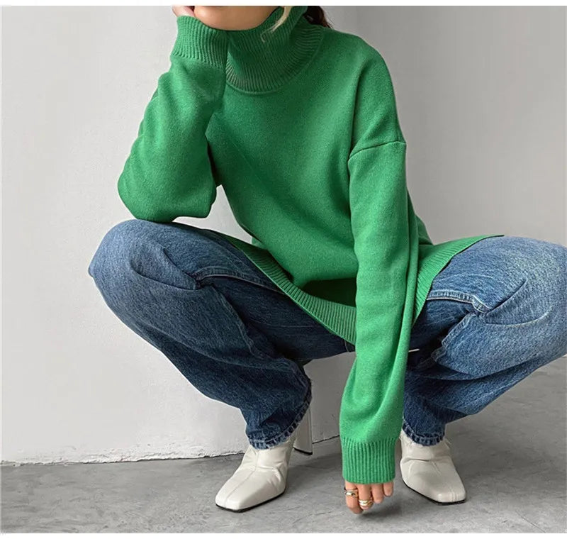 Turtleneck Winter Sweaters - Shop with Ameera