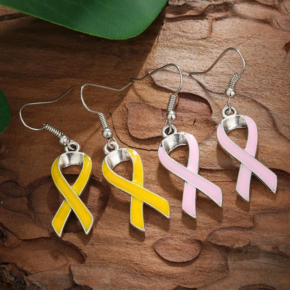 Cancer Awareness Earrings - Shop with Ameera
