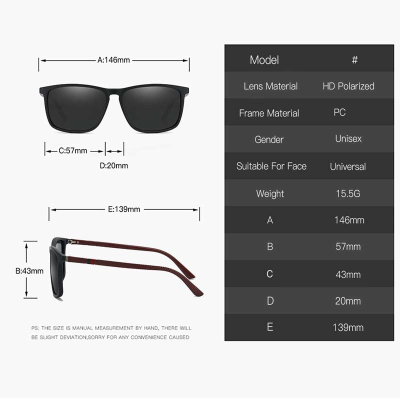 Unisex UV400 Polarized Sunglasses - Shop with Ameera