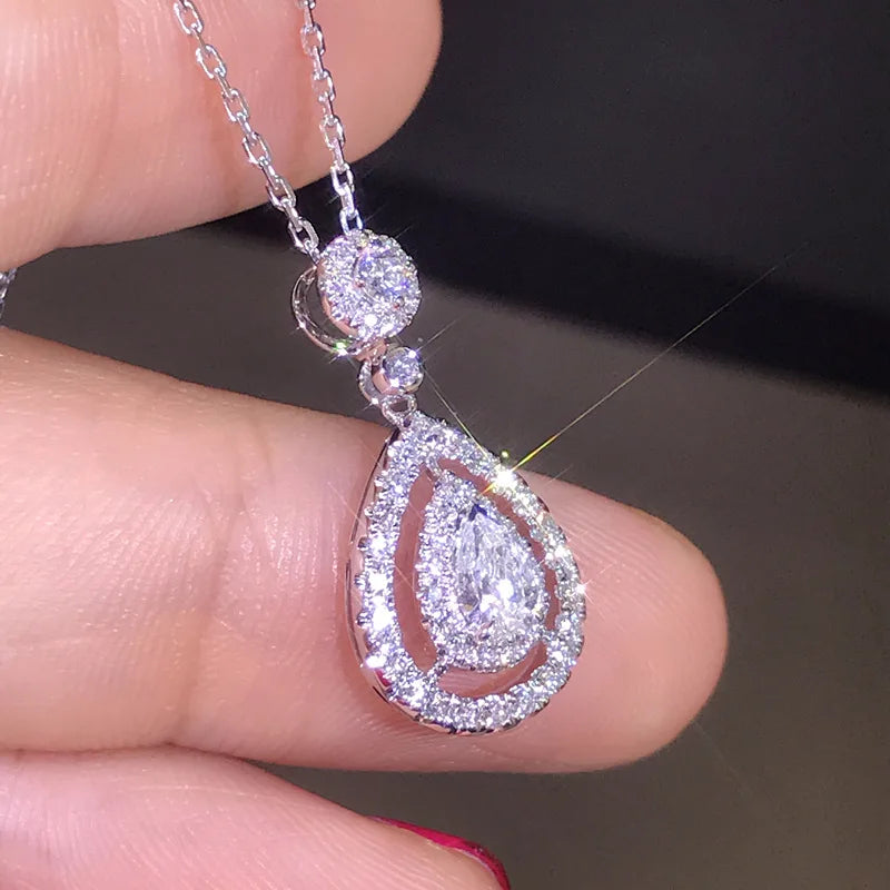 White Topaz Necklace - Shop with Ameera