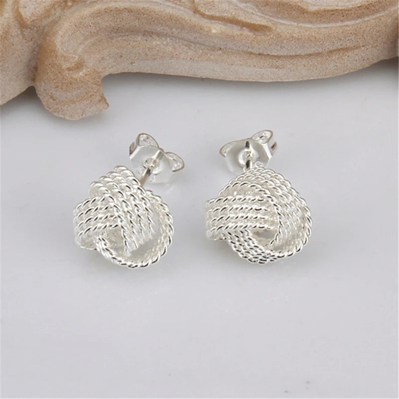 Soft Winding Stud Earrings - Shop with Ameera