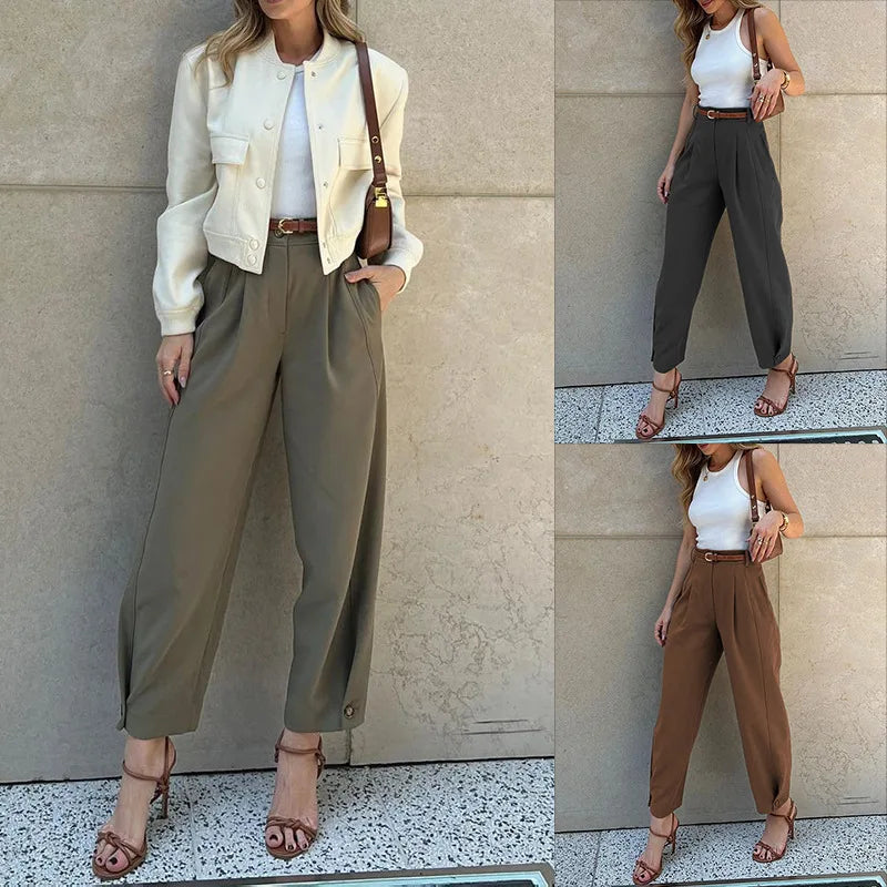 High Waist Trousers - Shop with Ameera