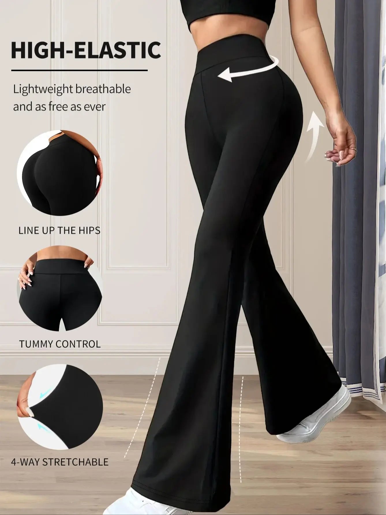 High Waist Black Leggings
