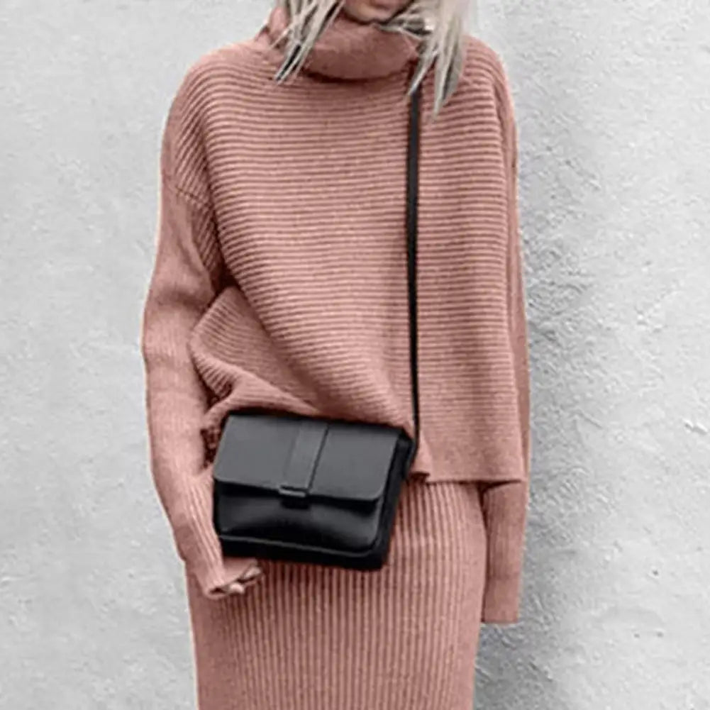 Turtleneck & Skirt