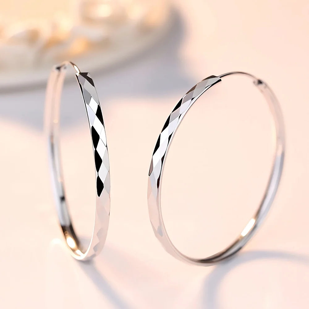 Big Circle Hoop Earrings - Shop with Ameera