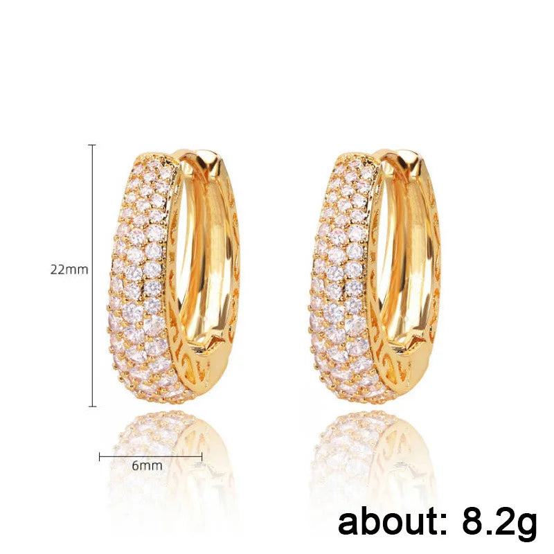 CZ Stone Earrings - Shop with Ameera