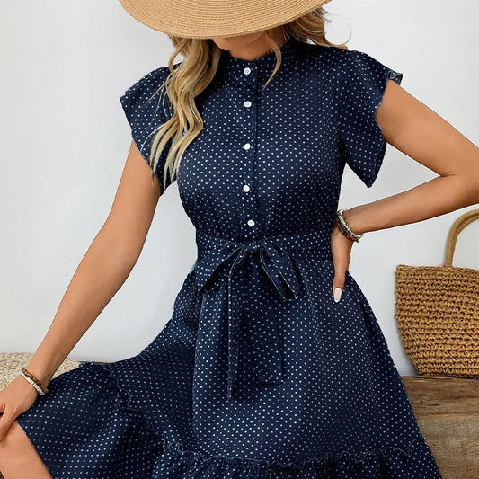 Slim Dot Dresses - Shop with Ameera